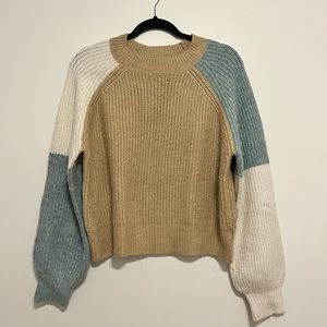 Cute colour block sweater